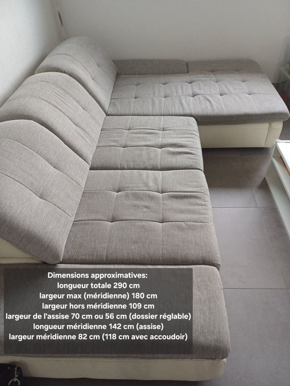 Sofas: Canapé avec méridienne – Gebraucht aus Les Bioux von jsr_6b6h