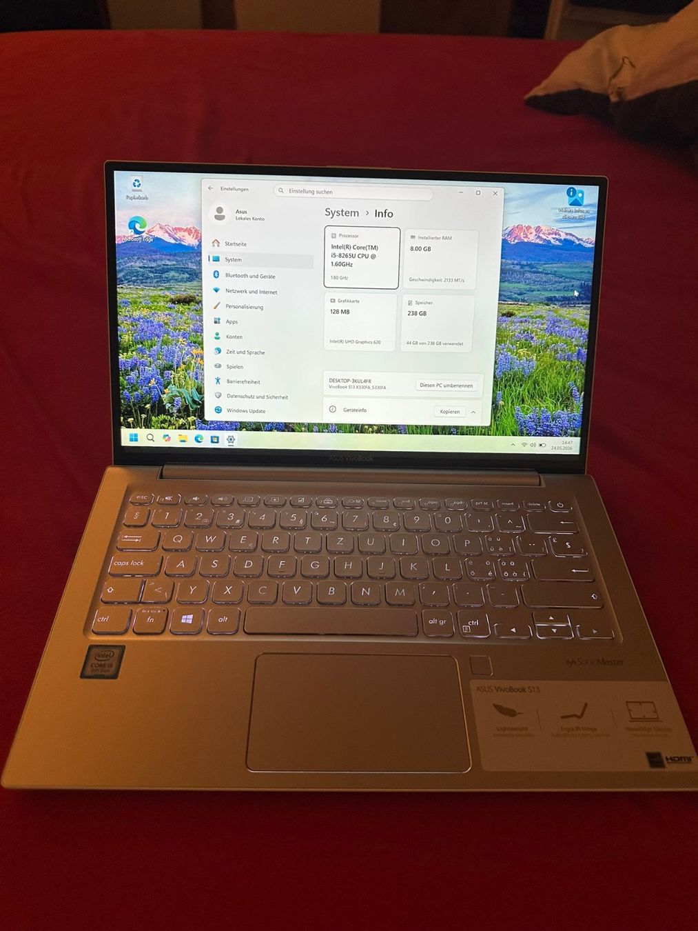 Asus Notebook: Asus VivoBook S13 S330F, Win11, SSD – Usato da Schindellegi venduto da 1ams82 1