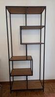 Regal aus Holz und Metall, im Industrial-Stil, neuwertig