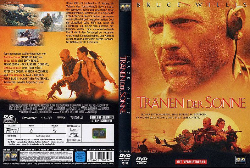 Alle DVDs: DVD: Tränen der Sonne - 2003 – Gebraucht aus Hagendorn von Thom.74 1
