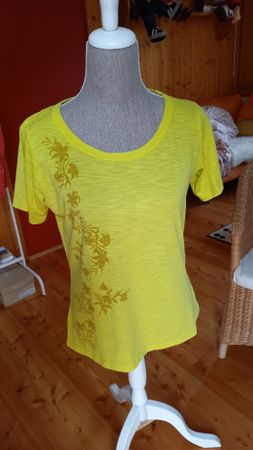 Damen T-Shirt Grösse 40 gelb Schöffel 