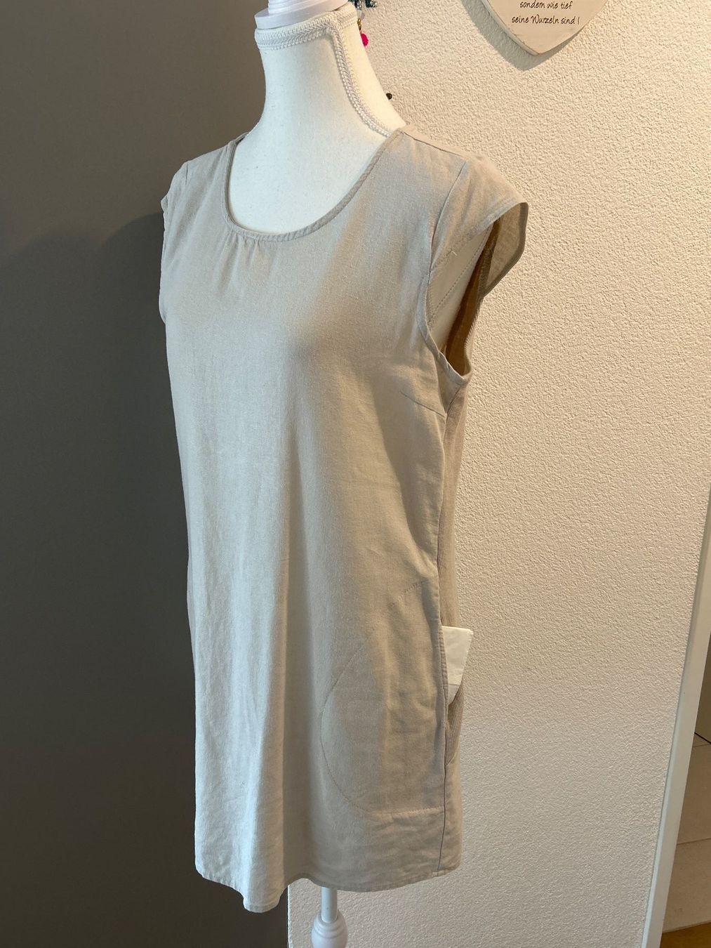Vestiti: Leichtes Sommerkleid hellbeige – Usato da Brunnen venduto da Nala2929 3