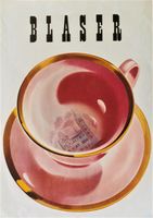 BLASER HAUSHALTSARTIKEL BASEL 1946 - Original Plakat