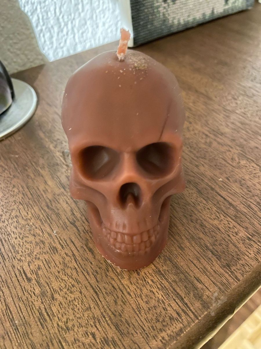 Candele: Kerze Totenkopf neu – Nuovo (secondo la descrizione) da Dietikon venduto da Apel