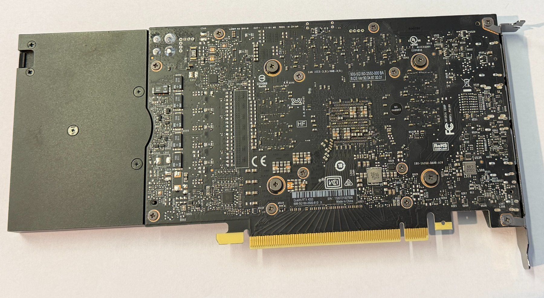 Nvidia Schede grafiche: NVIDIA Quadro RTX 4000 – Excellent état – Usato da Semsales venduto da __Florian__ 1