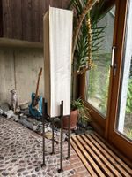Kubistische Stehleuchte 60er Jahre Designerlampe vintage