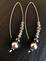Boucles d'oreilles Ag 925 et Labradorite