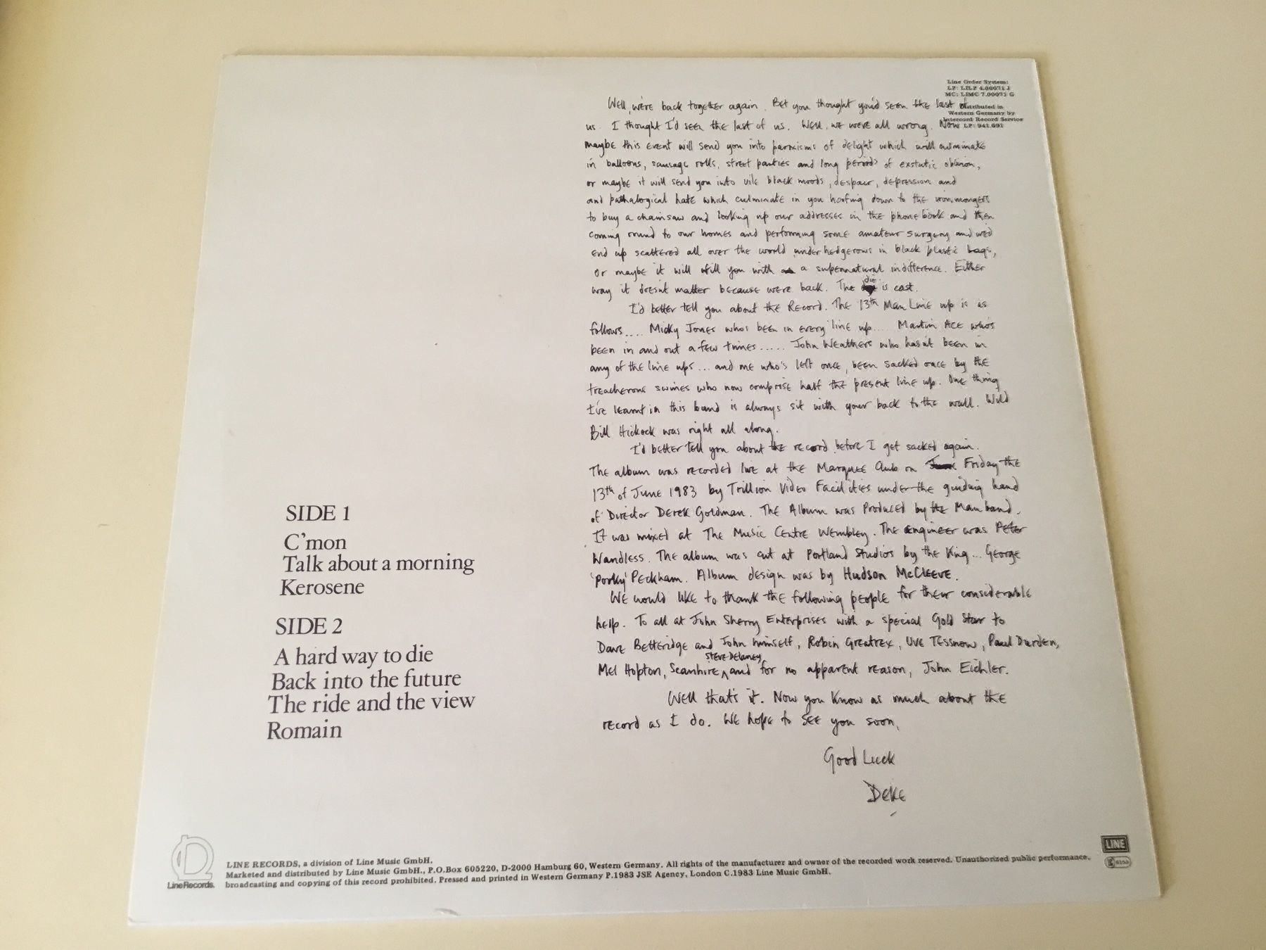 Dischi in vinile: Man / Friday 13th – Nuovo (secondo la descrizione) da Kreuzlingen venduto da Schuggerman 1