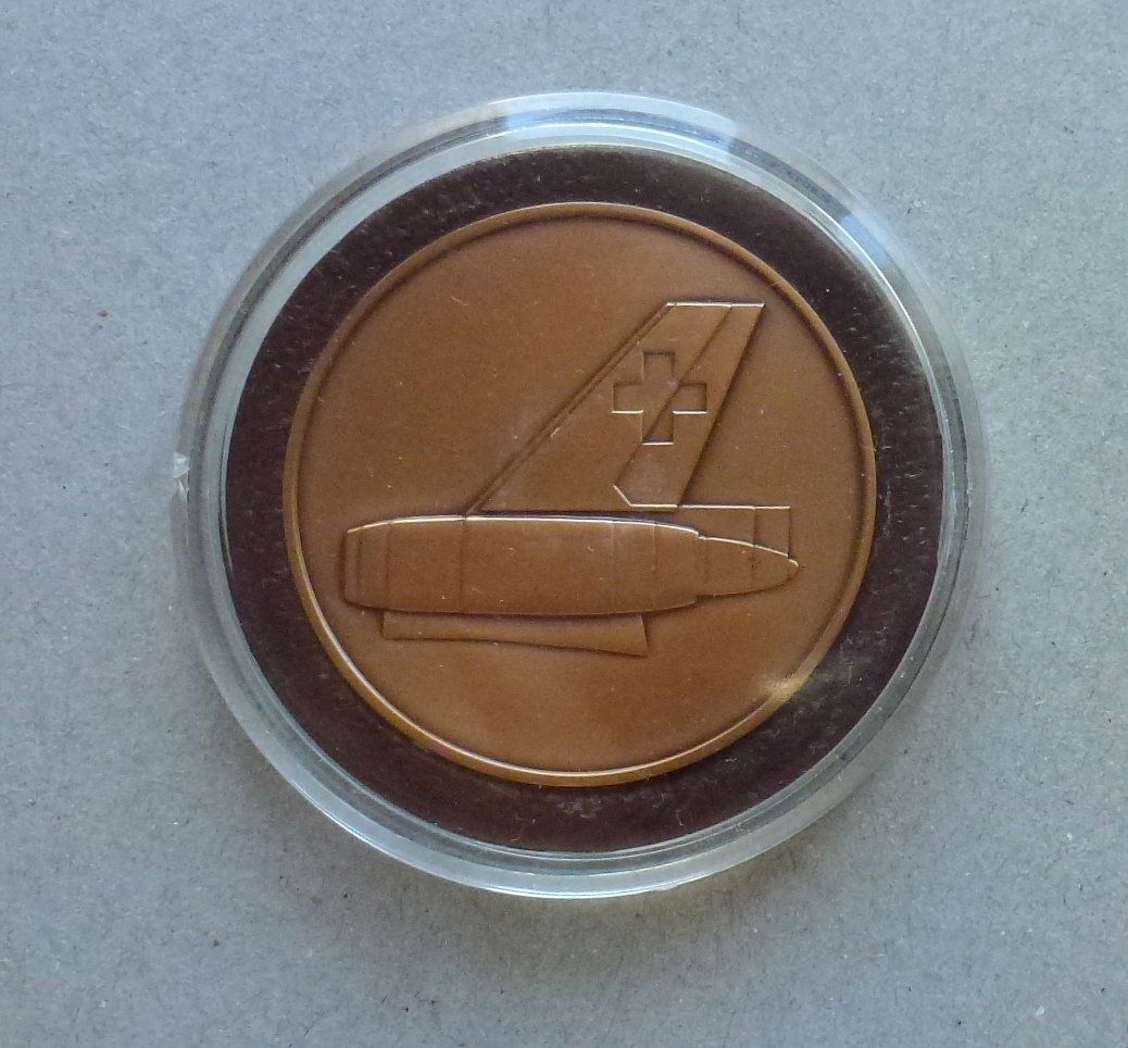 Medaglie: Bronze Medaille ++ Swissair 1931-1981 – Usato da Walkringen venduto da Casablanca777 1