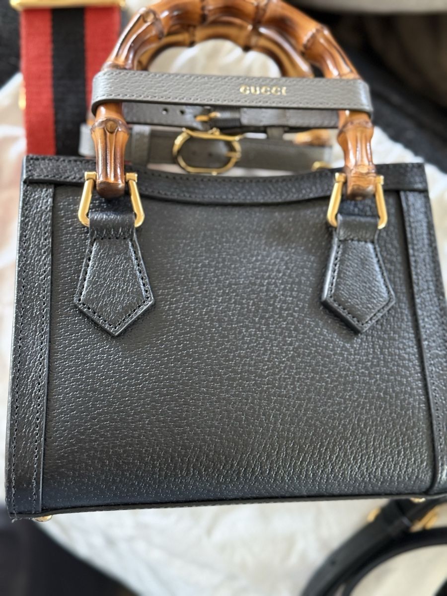 Gucci Taschen für Damen: Gucci Diana kleine Bamboo black – Gebraucht aus Wettswil von Harmony83 2