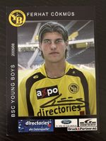 Signierte Karte Ferhat Cökmüs YB 2005/06