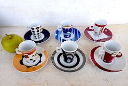 6 x Espressotasse Creazione Angelo Fortuna Tasse Kaffee
