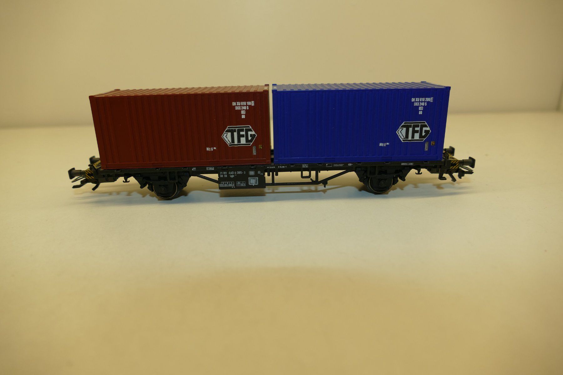 Märklin Modellini di ferrovie: Märklin H0: DB Containerwagen – Nuovo (secondo la descrizione) da Niederhasli venduto da rail-duerst 1