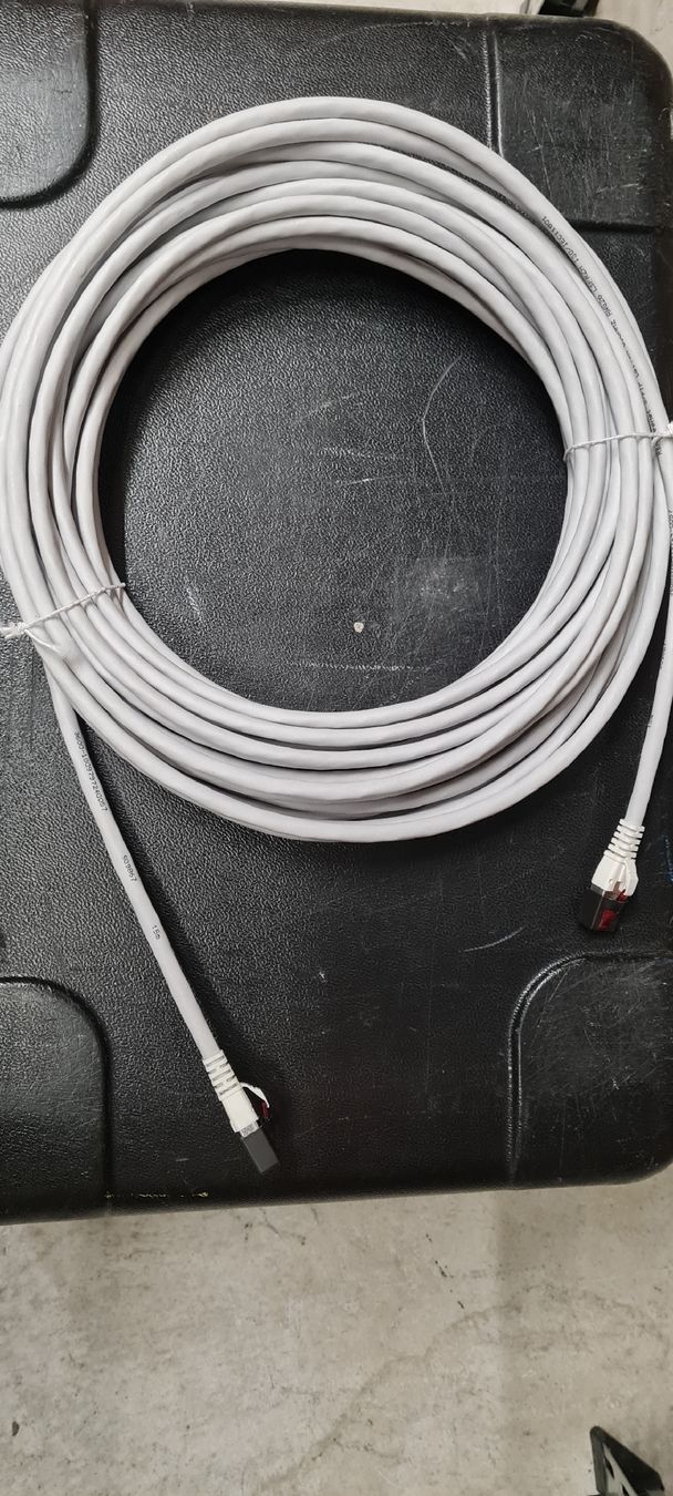 Cavi: 5 Stk. Patchkabel R&M Kat.6a, S/FTP, RJ45, halogenfrei 15m – Nuovo (secondo la descrizione) da Zürich venduto da dav_n8m7