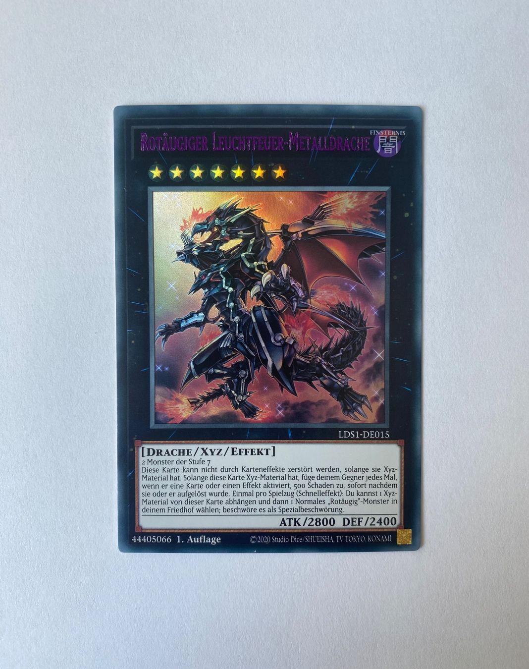 Cartoline: Rotäugiger Leuchtfeuer-Metalldrache – Usato da Amriswil venduto da schweiz222
