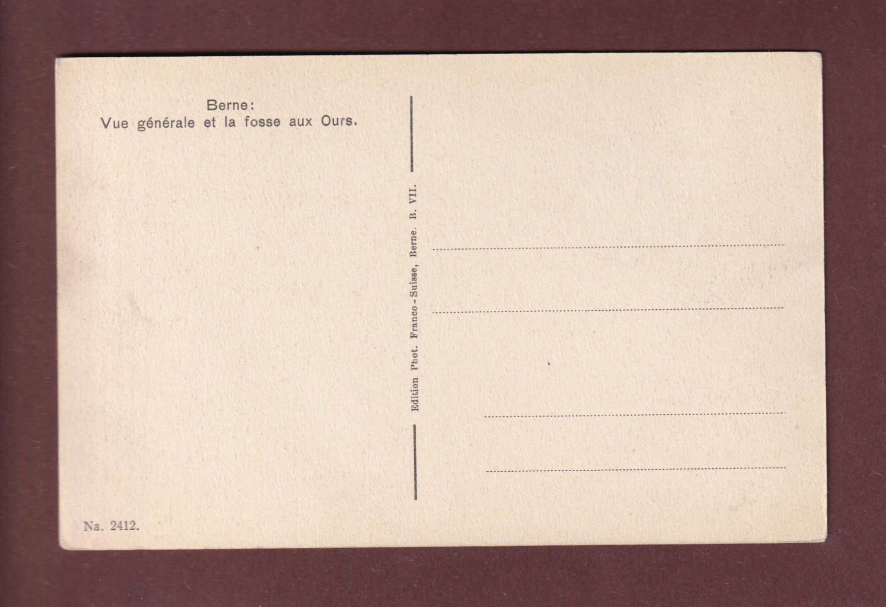Cartoline postali: BERN - Teil mit Bärengraben – Usato da Pully venduto da nicecards-shop 1