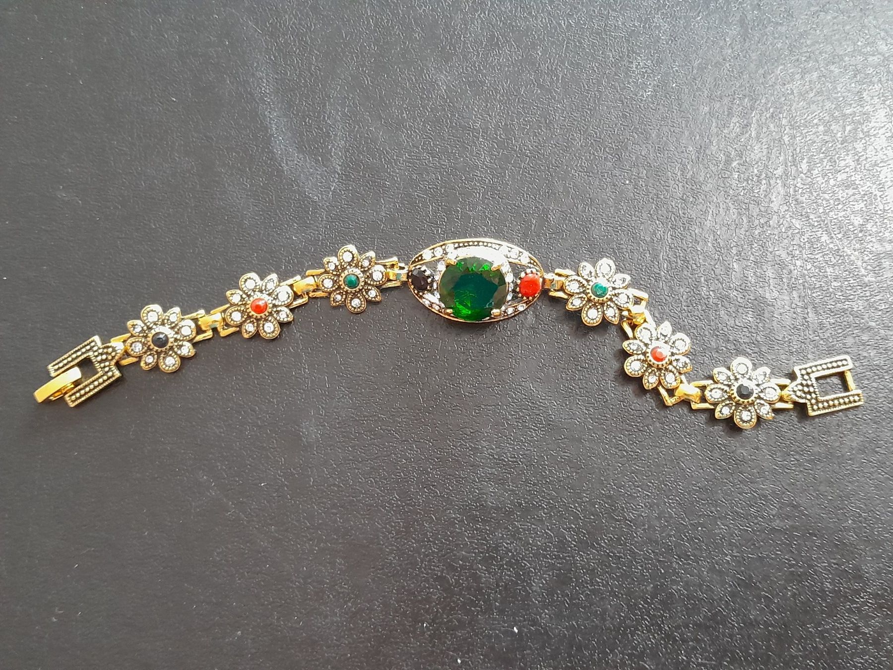 Bracciali & Braccialetti: Blumen Armkette, vergoldet, 19cm – Usato da Aarau venduto da Reto_BA_01