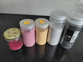 Dekosand 5 Gläser