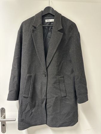 Zara Blazer aus Wolle kariert