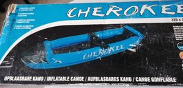 Aufblasbares Kanu Cherokee mit 2 Paddel aus Aluminium 