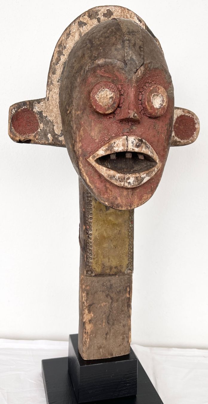 Skulpturen & Statuen: seltene ausdrucksstarke alte Tsogho Figur Gabun Höhe 41 cm – Gebraucht aus Rüthi (Rheintal) von Kunsthaus777 2