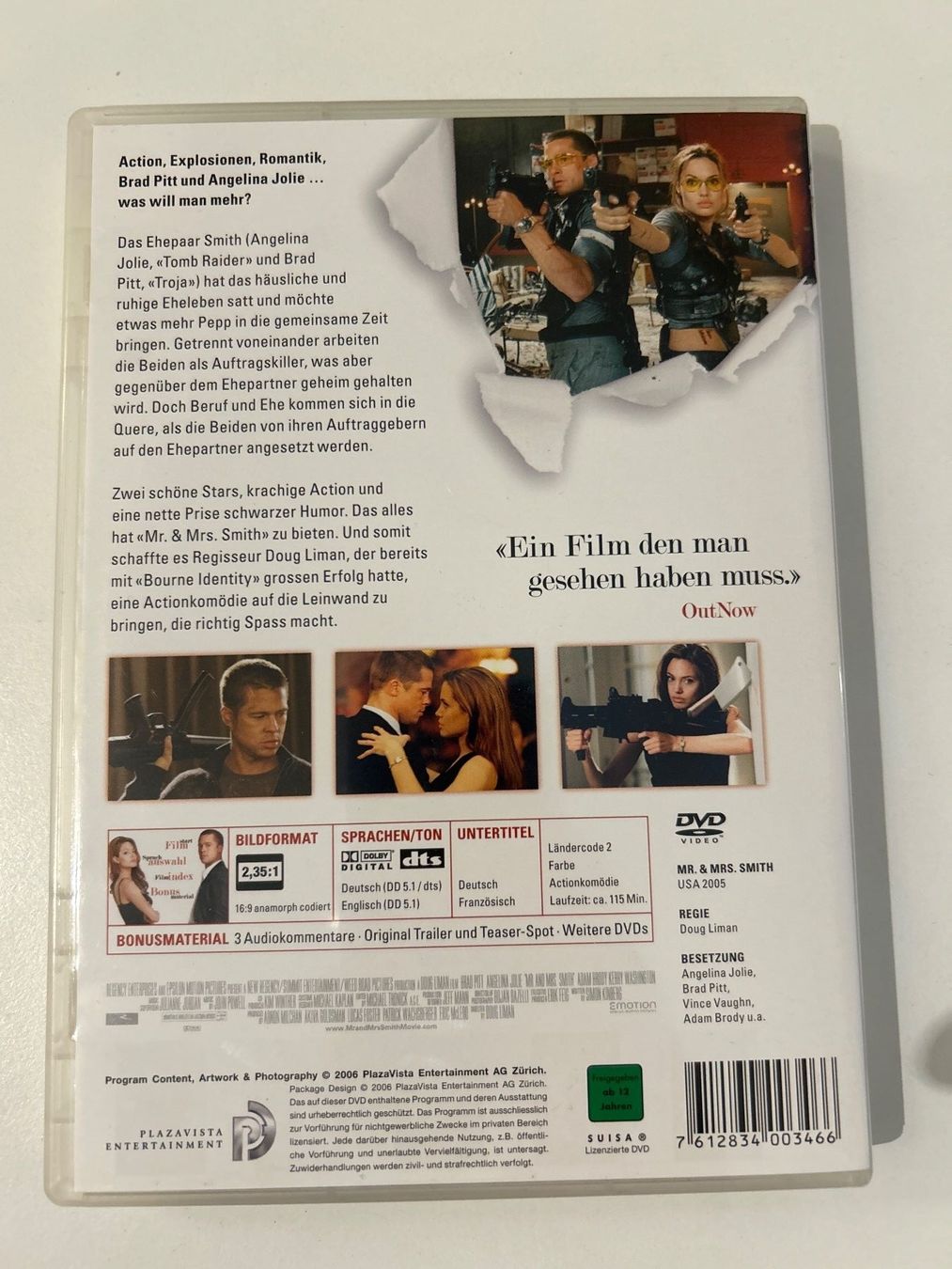 Tutti i DVDs: DVD- Mr. & Mrs. Smith – Usato da Guntershausen venduto da Gloominati 1