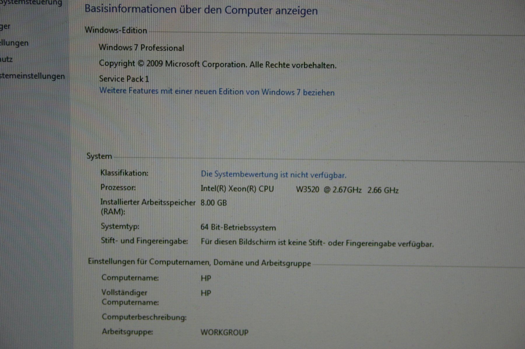 Hewlett Packard PC: Top Workstation von HP Z400 mit Windows 7 oder Windows XP – Usato da Stettlen venduto da Bigjm 3