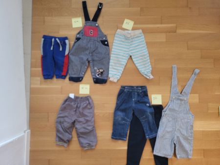 7x Hosen / Latzhose 86-82