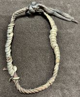 Sehr altes Stoff-Silber Halsband aus dem Jemen,    82 g