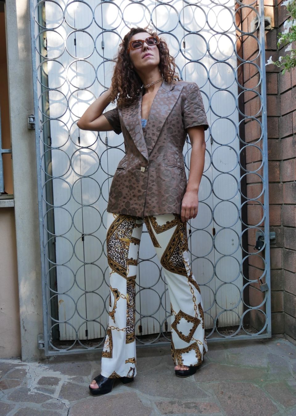 Jacken: Vintage Gai Mattiolo self patterned evening blazer jacket – Gebraucht aus La Tour-de-Peilz von dAutrefois 2