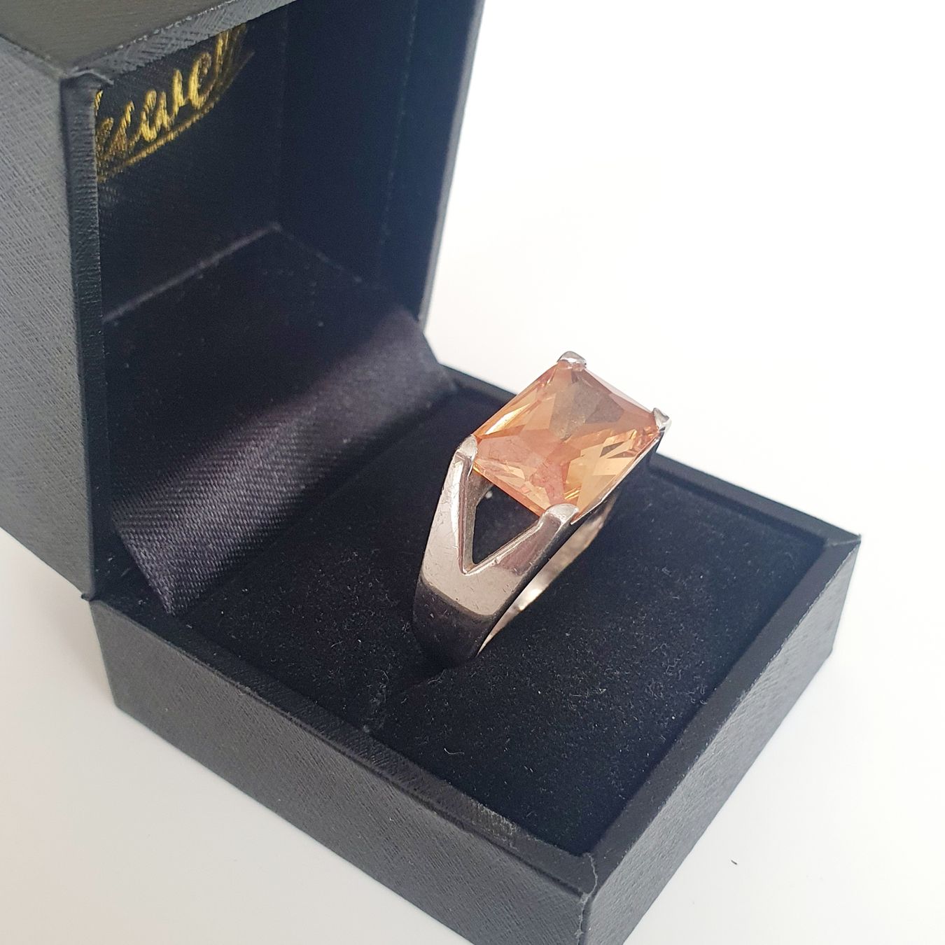 Bagues: Silberring 925 mit grossem Stein Gr. 19.3 – D'occasion à Kreuzlingen par Wunderkiste123 7