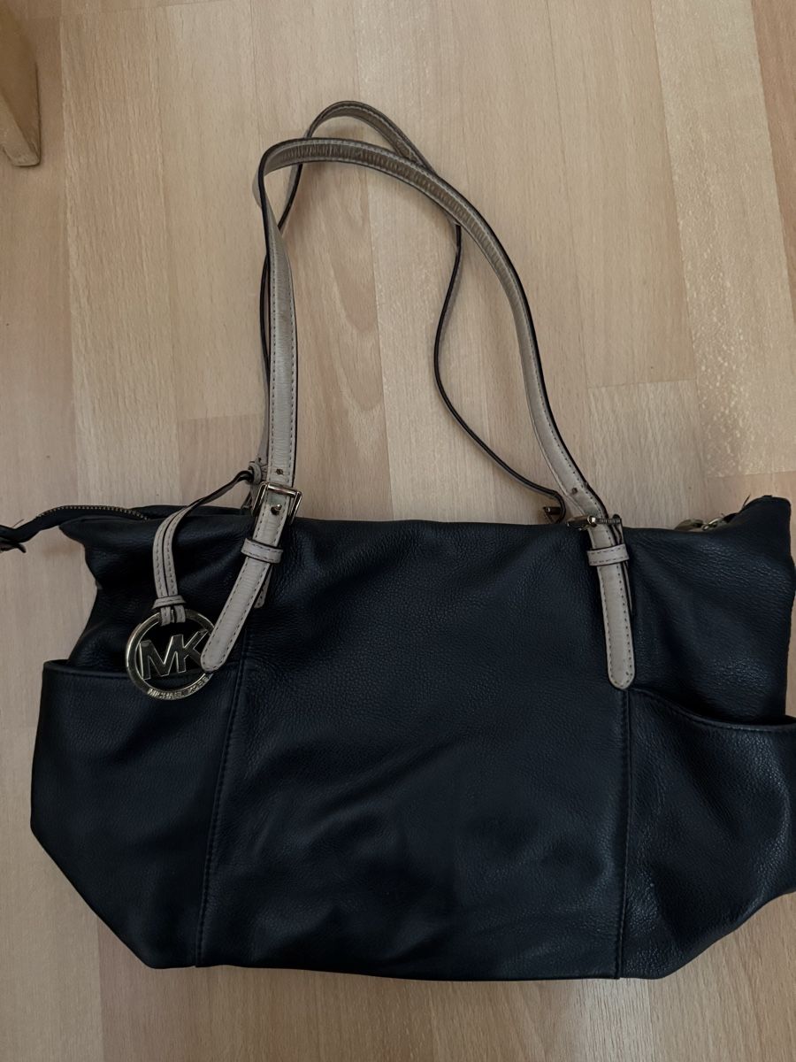 Michael Kors Borse: Michael Kors Tasche, schwarz/beige – Usato da Leissigen venduto da tahari