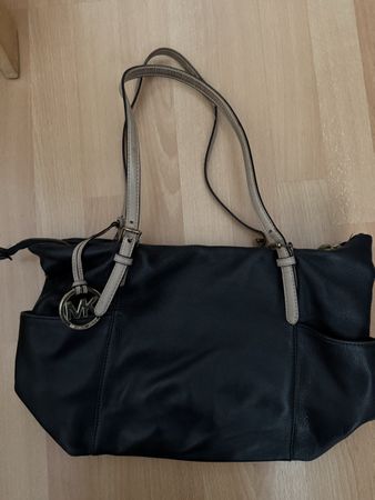 Michael Kors Tasche, schwarz/beige