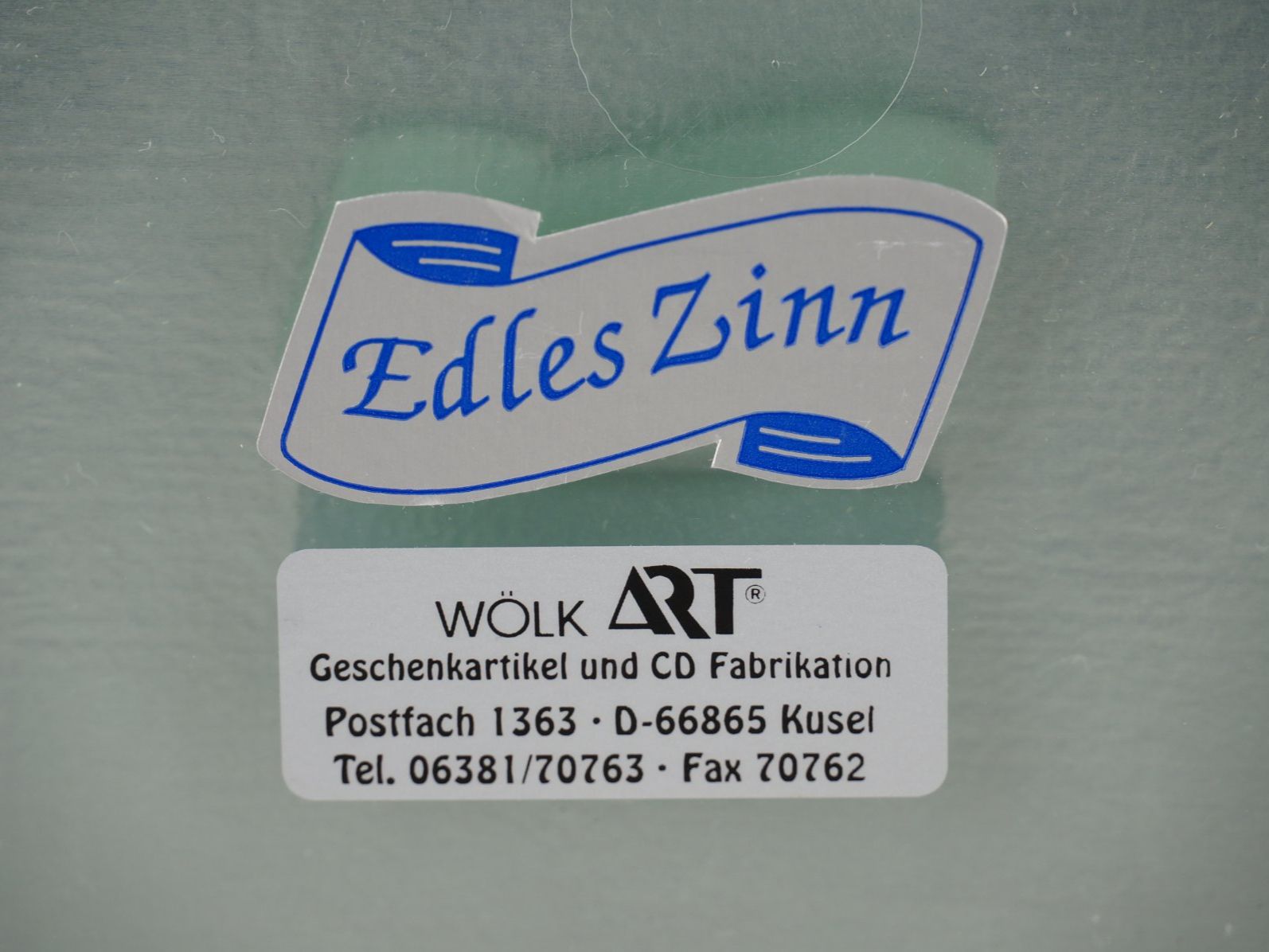 Alle Dekorationen: Carlo Design Glasrahmen mit Zinn Bild – Neu (gemäss Beschreibung) aus Rüti ZH von Restwert_Rueti_ZH 3