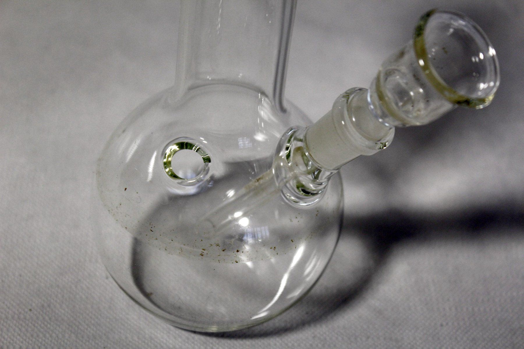 Narghilé: Klassisches -  Vintage MINI - BONG, klein, glas 20 cm. – Usato da Bern venduto da Vitaneuf 1