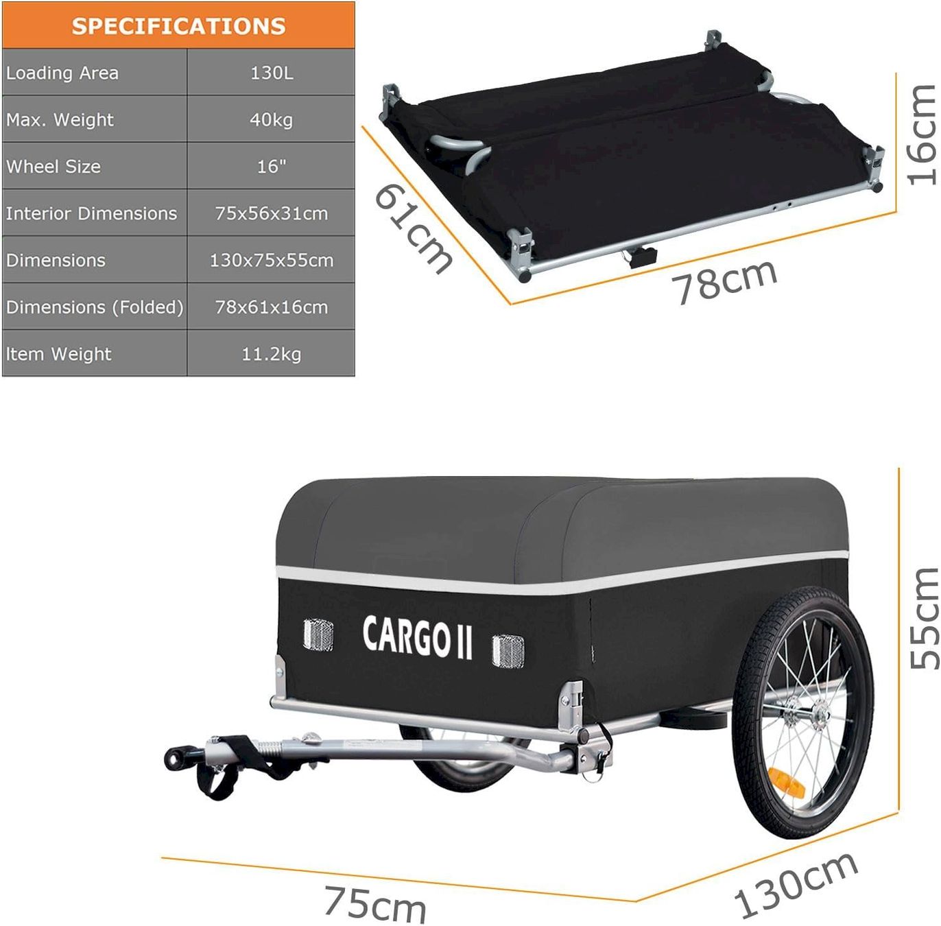 Rimorchi: TIGGO VS Cargo II Grau / Schwarz – Nuovo e nell'imballaggio originale da Bottighofen venduto da zaap 3