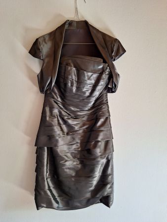 Cocktailkleid mit Bolero anthrazit