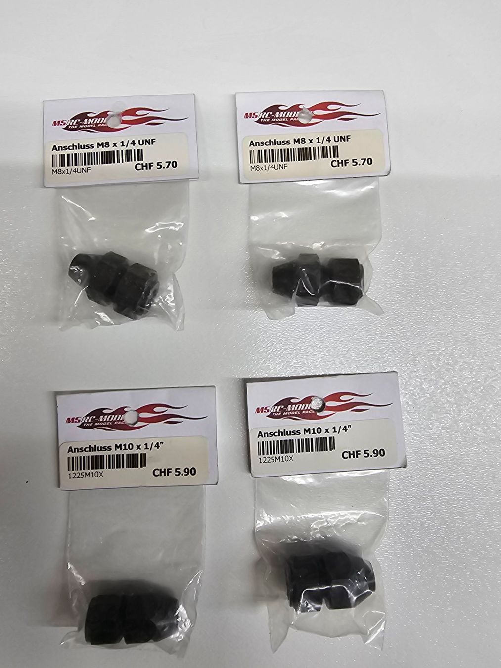 Modellismo RC: 4stk. Wellenanschluss Set 1 – Nuovo e nell'imballaggio originale da Rüti ZH venduto da Madeira14
