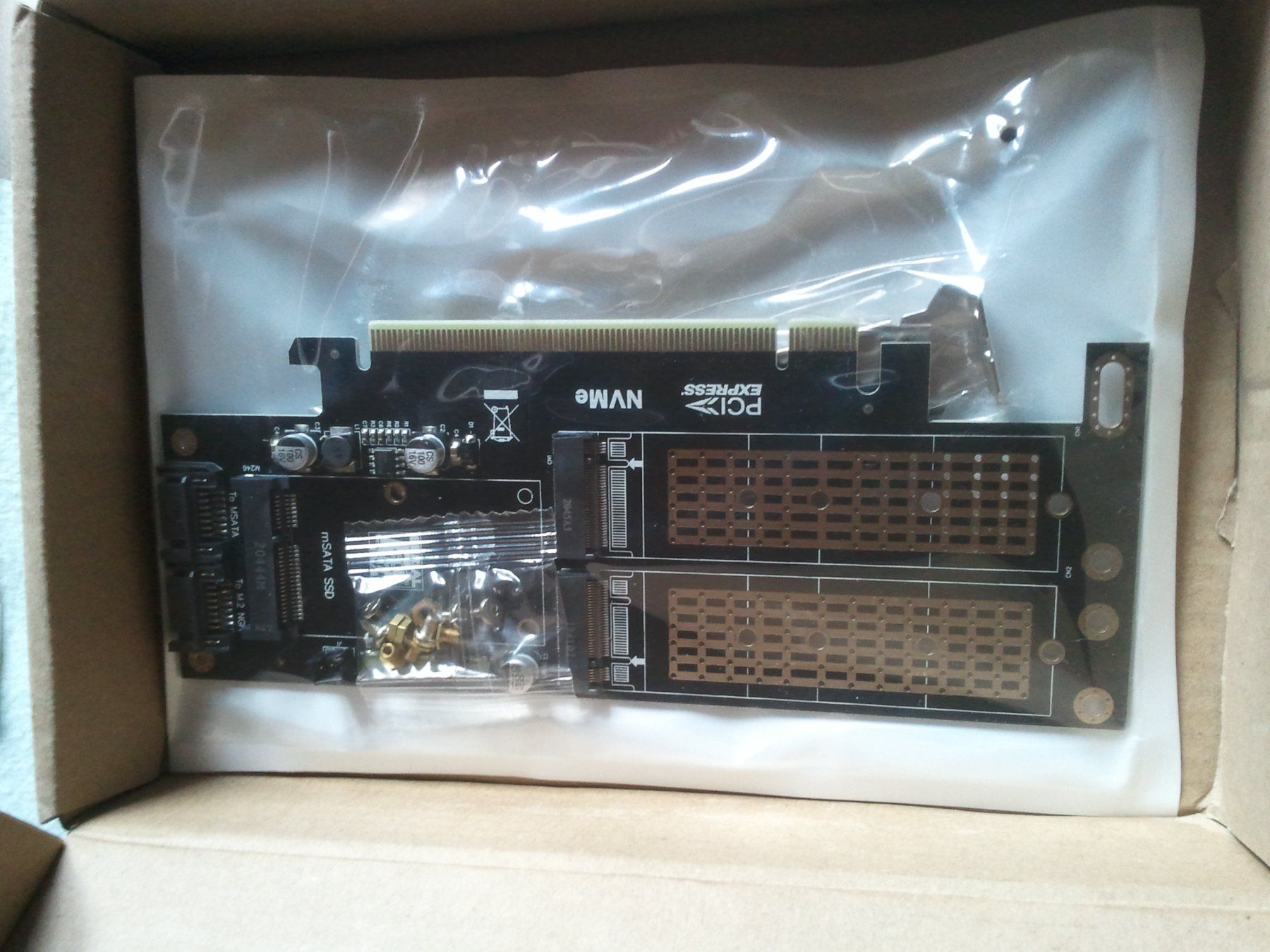Dischi rigidi: PCI EXPRESS mSATA SSD Adapter – Nuovo e nell'imballaggio originale da Beatenberg venduto da fancy10 2