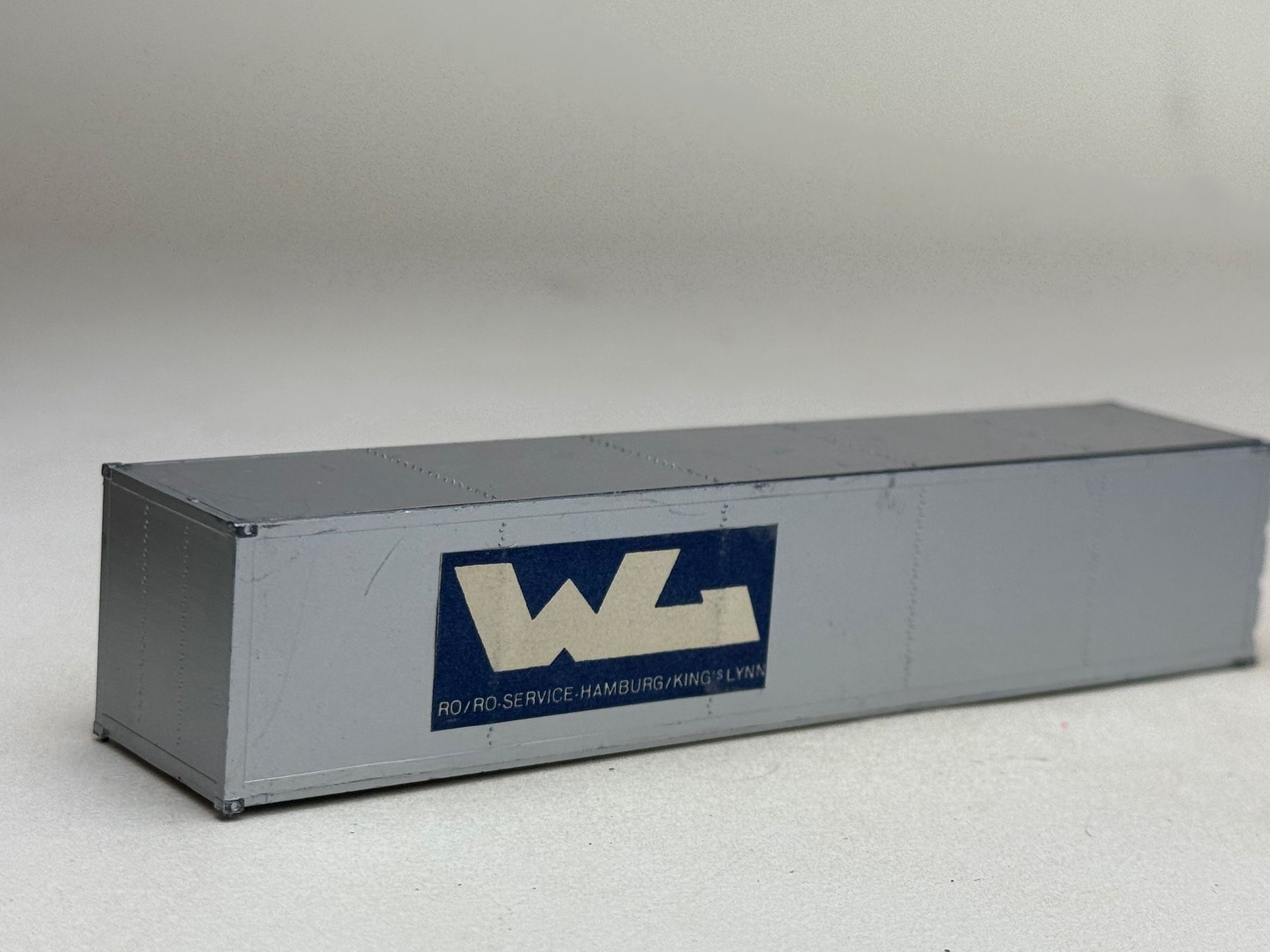 Modelleisenbahnen: EB- 40 Ft. Container WL silbern – Gebraucht aus Elm von Wikmtz 1