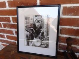 Marlon Brando Triumph Foto im Rahmen vintage industrial 1984