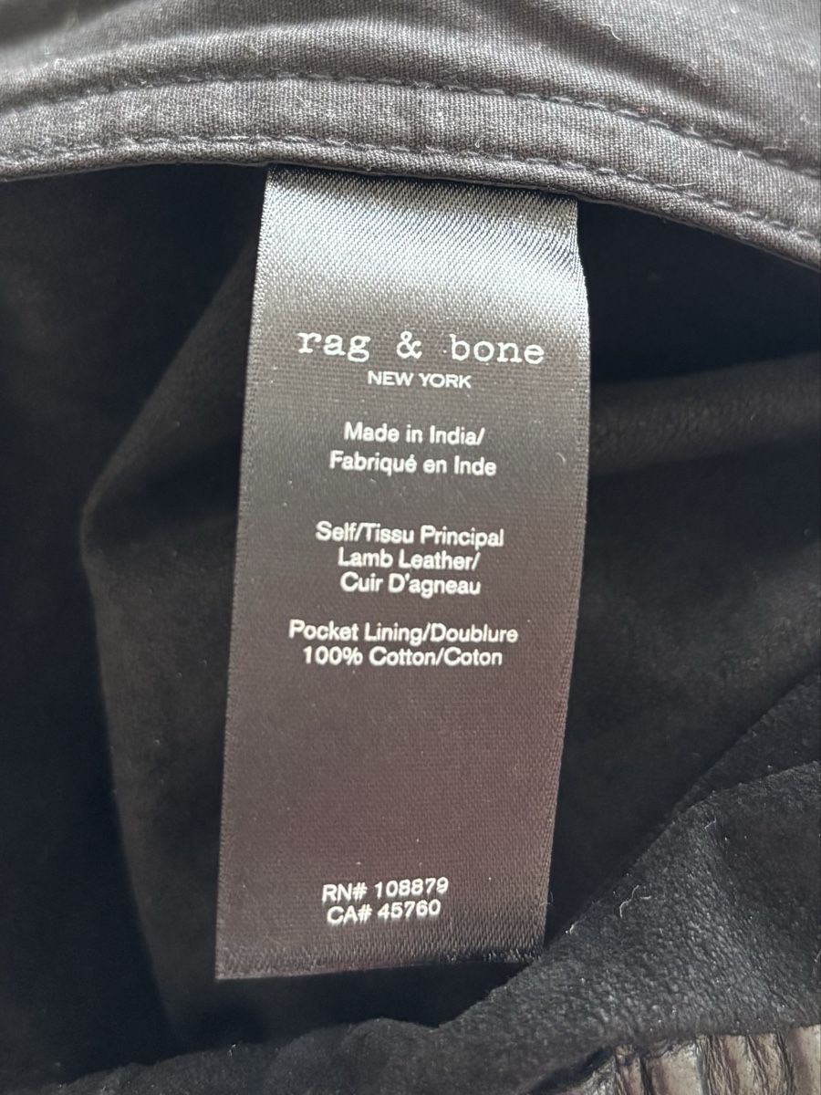 Pantaloni: Pantalon en cuir RAG & BONE – Nuovo (secondo la descrizione) da Ecublens VD venduto da donyte 3