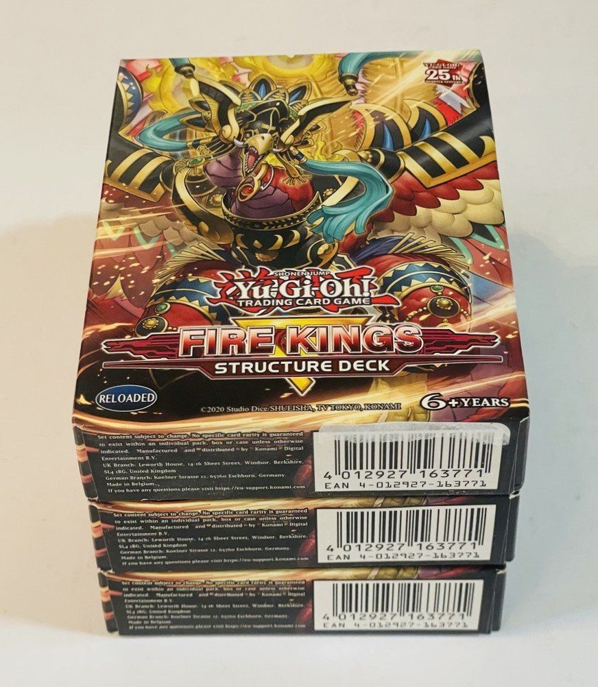 Yugioh Carte collezionabili: Yu-Gi-Oh Structure Deck Fire Kings 3er Set OVP – Nuovo e nell'imballaggio originale da Duggingen venduto da nad_6yzh 2