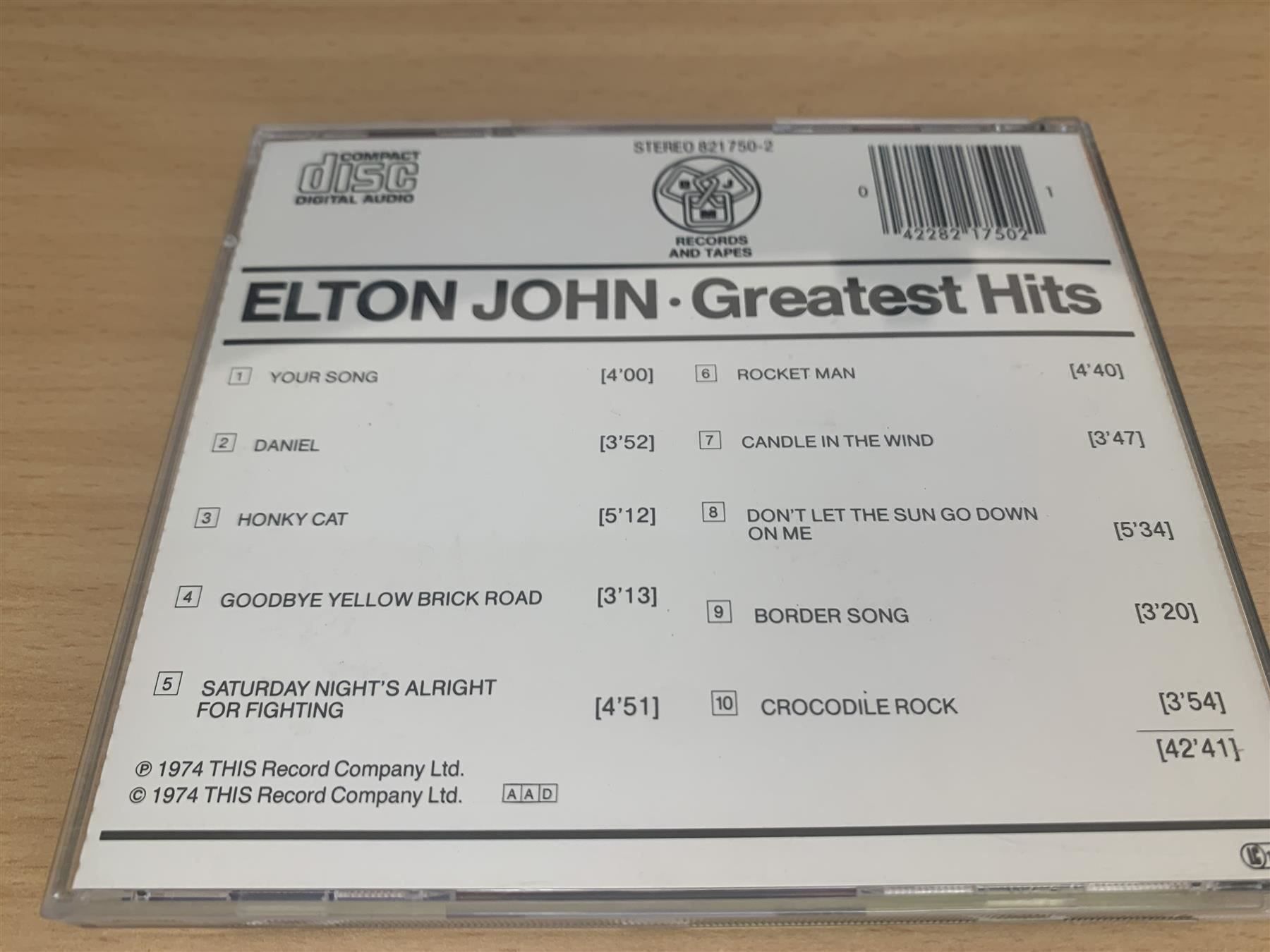 CD: Elton John – Greatest Hits – Usato da Rikon im Tösstal venduto da Alpenmutz 1