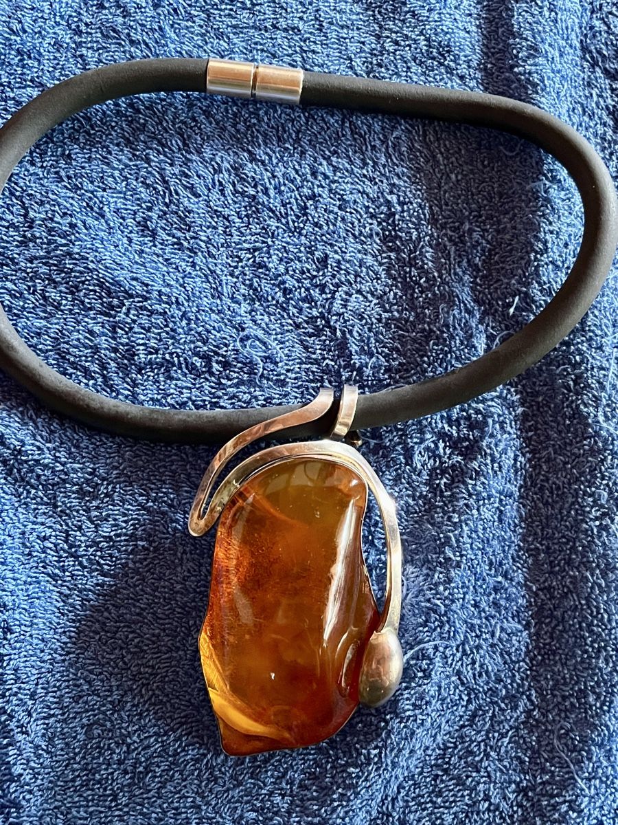 Anhänger: Bernsteinschmuck Anhänger  477 ct mit Kette – Neu und originalverpackt aus Bigenthal von Sammler60 8