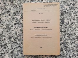 Militärische Schriftstücke - Formelles - Abkürzungen- Signat