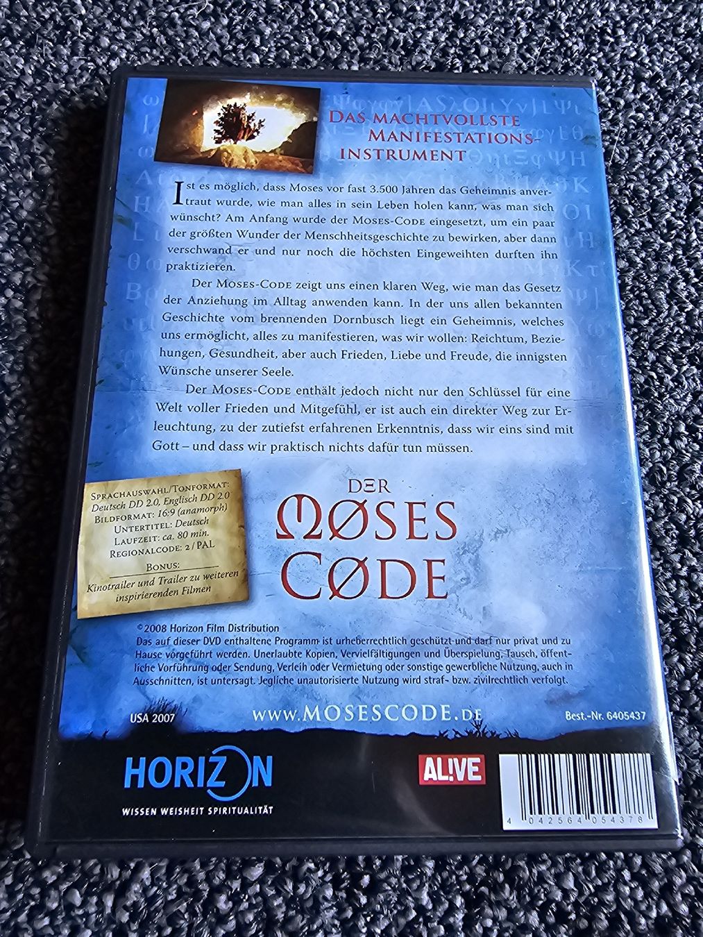 Tutti i DVDs: Der Møses Code (20987) – Usato da Ruswil venduto da jan_bxl5 1