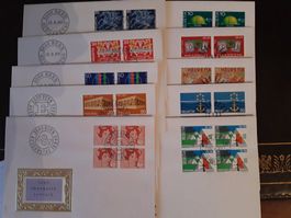 Schweizer Ersttagsbriefe 58 Stück