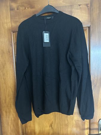 LIU JO Uomo Pullover, Schwarz, Grösse L, Neu mit Etikett