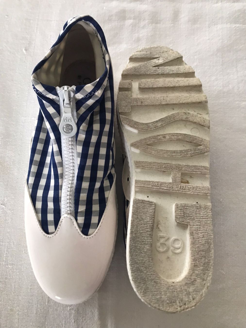 Navyboot Scarpe da donna: Chaussures vichy Navyboot taille 39 – Usato da Le Crêt-p-Semsales venduto da staglione69 1